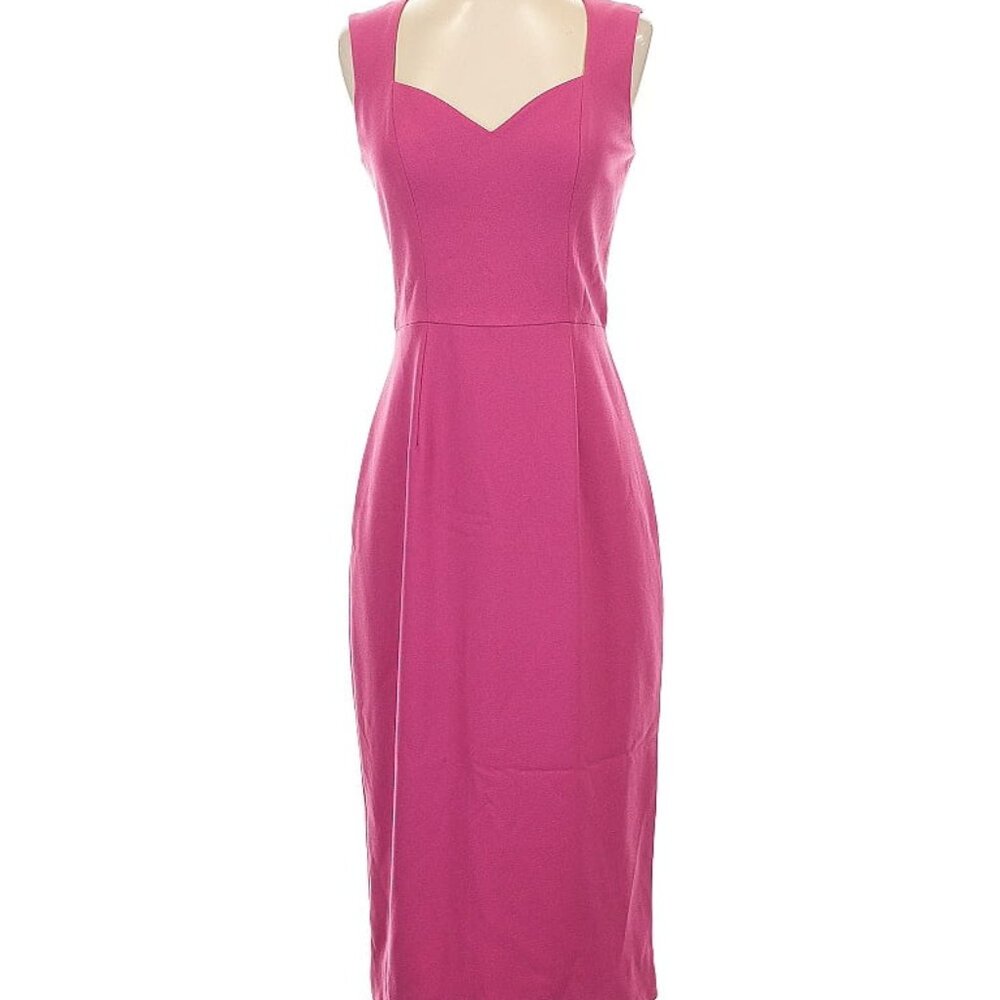 Nwt Dress the Population Elle  Pink Midi Dress Medium
